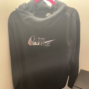 Nike Black Women’s  funnel neck hoodie.